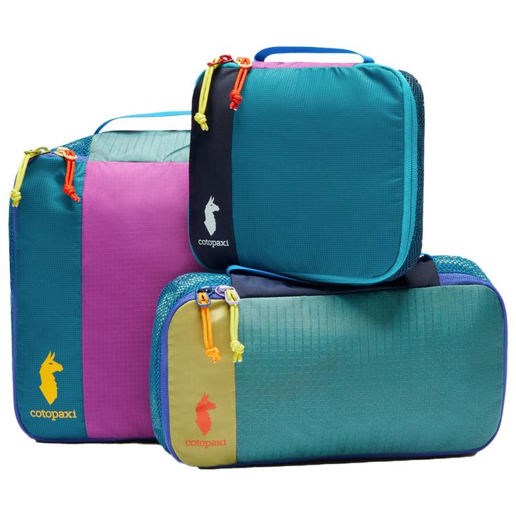 Cotopaxi Storage bag Cubo 3-Pack Travel Bundle Del Dia Multicolor Overview