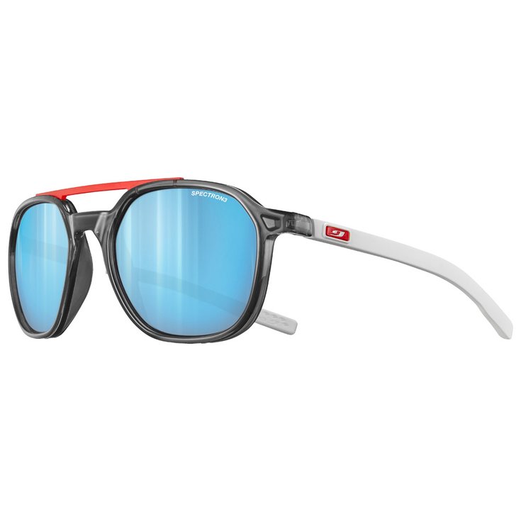 Julbo Sunglasses Slack Translucide Brillant Noir Blanc Spectron 3 Overview