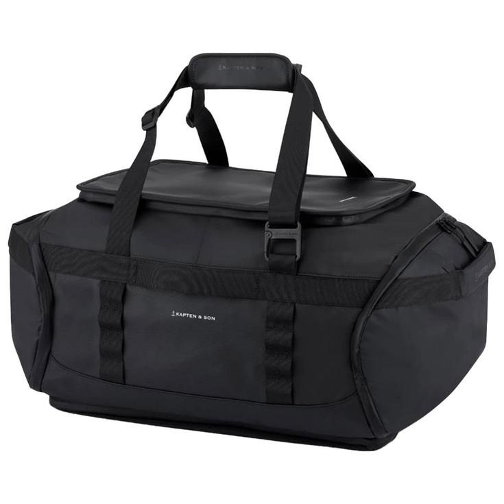 Kapten & Son Seesack Lisbon Duffle Backpack Medium 50L All Black Präsentation