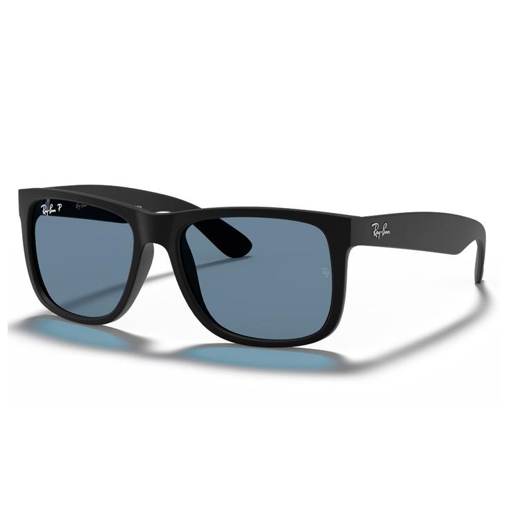 Ray Ban Sonnenbrille RB4165 Justin Classic Matte Rubber Dark Blue Polar Präsentation