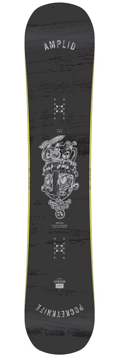 Amplid Tabla De Snowboard Pocket Knife Parte Superior