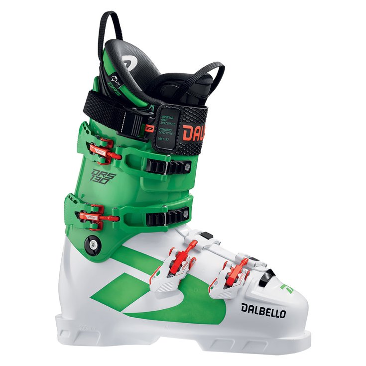 Dalbello Skischoenen Drs 130 Uni White Race Green Voorstelling