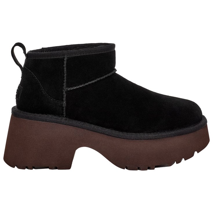 UGG Zapatos W Classic Ultra Mini New Heights Black Presentación