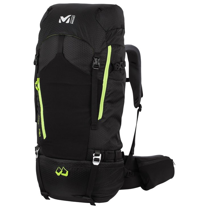 Millet Backpack Ubic 60+10 Black Overview