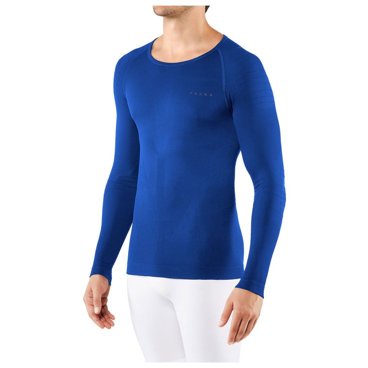 Falke Langlauf Unterwäschen Warm Shirt Ls Tight Fit Cobalt Präsentation
