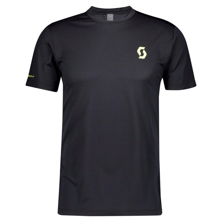 Scott Camiseta de trail RC Run Team S/S Men's Black/Yellow Presentación