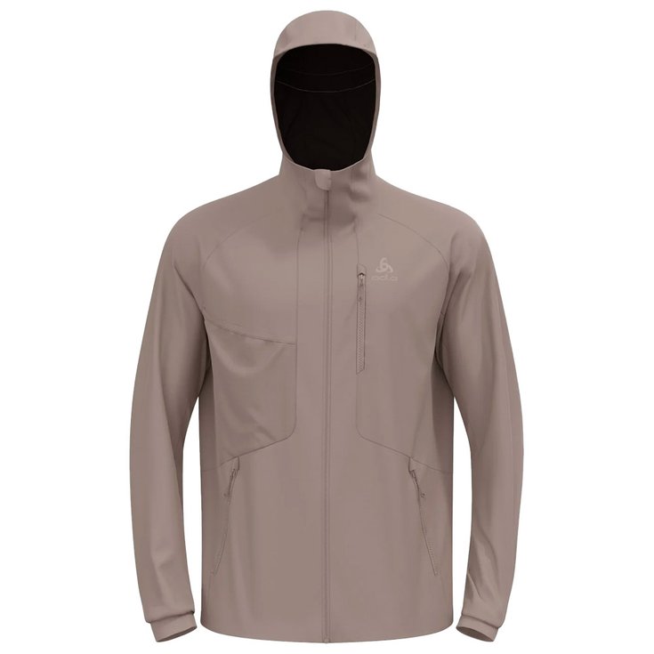 Odlo Nordic jacket Zeroweight Windproof X Warm Jkt Cinder Winter 2025 Glisshop