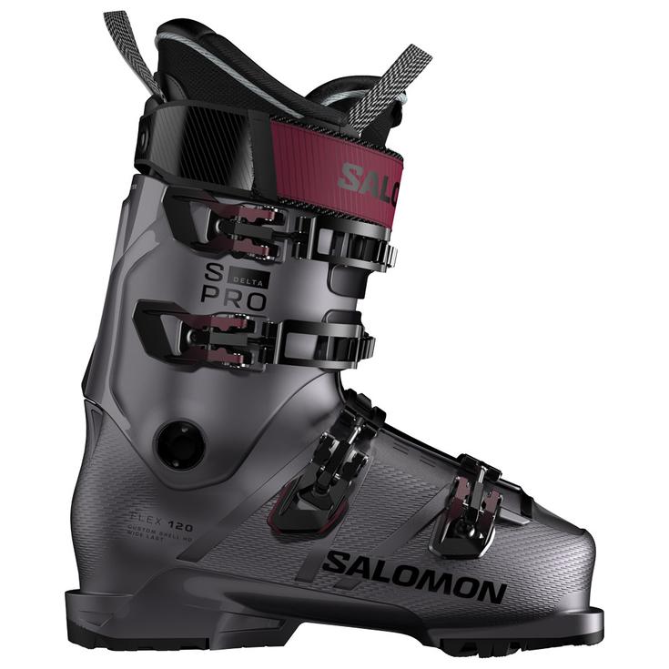Salomon Scarponi da sci S/Pro Delta 120 Gw Hematite Metal Burgundy Presentazione