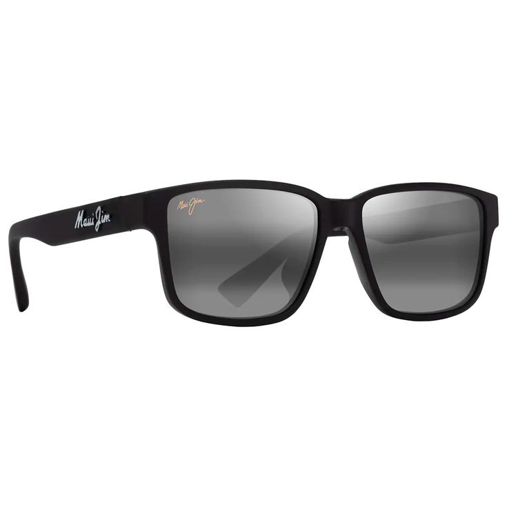Maui Jim Sonnenbrille Kuniahi Asian Fit Matte Black Neutral Grey MauiPure Präsentation