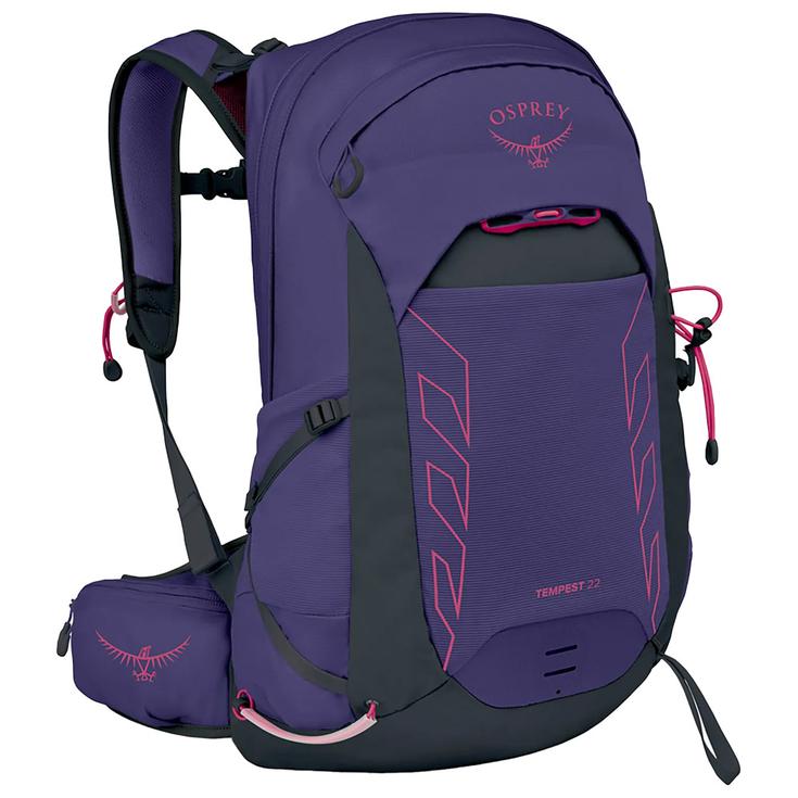 Osprey Backpack Tempest 22 Deep Fig Hotsport Pink Overview