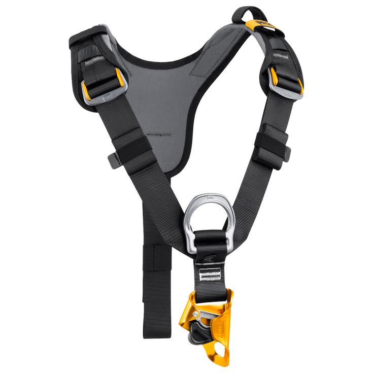 Petzl Klimgordels Torse Top Croll L Noir/Jaune Voorstelling