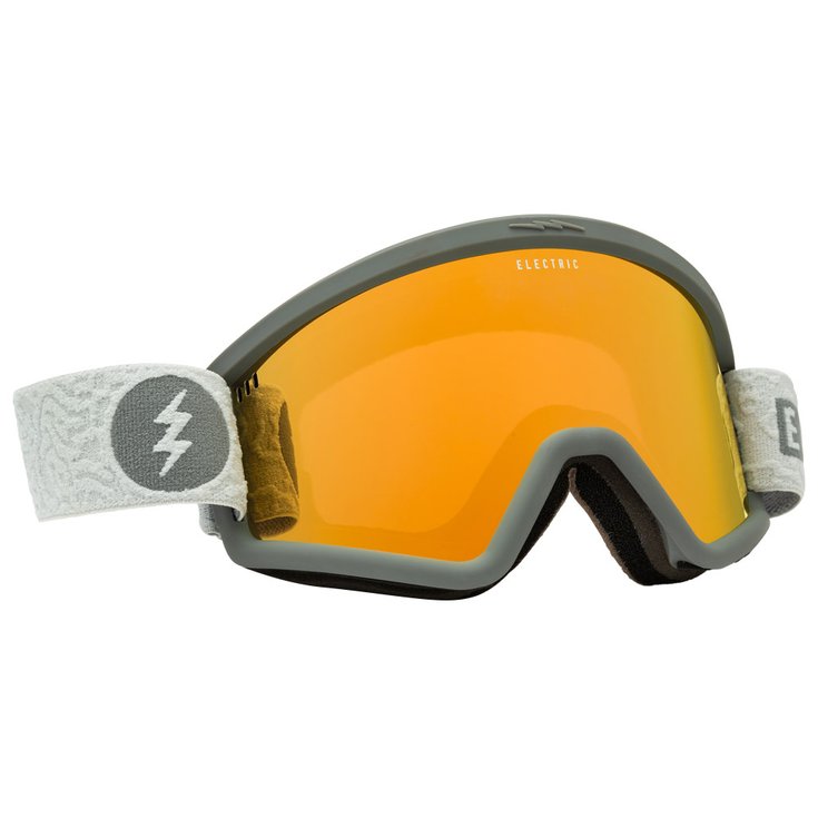 Electric Máscaras Hex Flood Grey Gold Chrome + Yellow Presentación