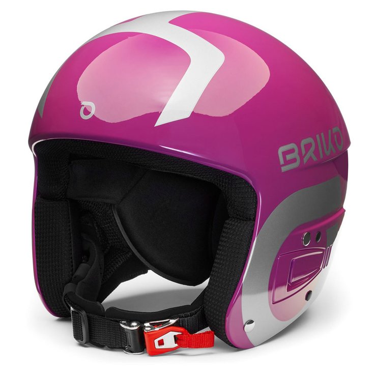 Briko Helmet Vulcano Fis 6.8 Junior Shiny Violet Silver Overview