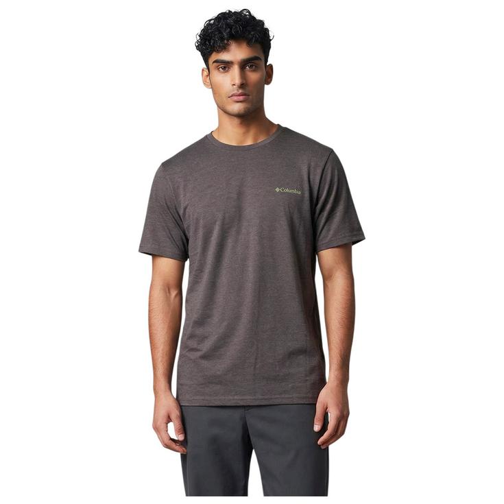 Columbia Tee-Shirt Outdoor Back Graphic City Grey Heath Overview