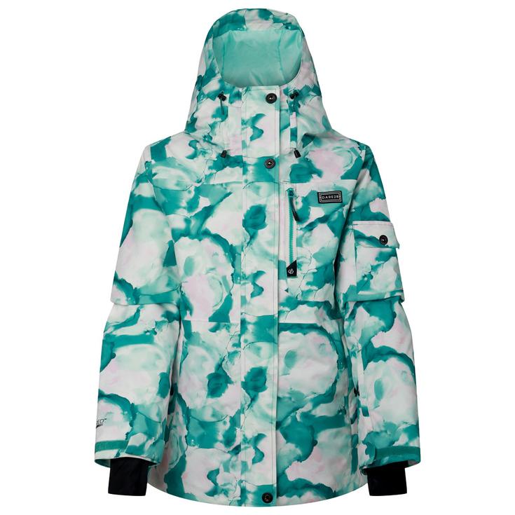 DARE2B Skijassen Snowline Teal Marble Print Voorstelling