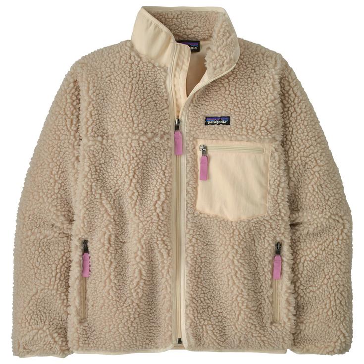Patagonia Fleece W's Classic Retro X Jacket Natural Light Violet Präsentation