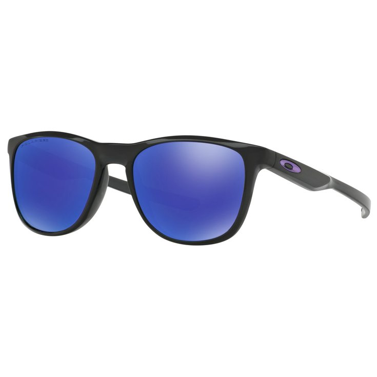Oakley Sunglasses Trillbe X Polished Black Ink Violet Iridium Polarized Overview