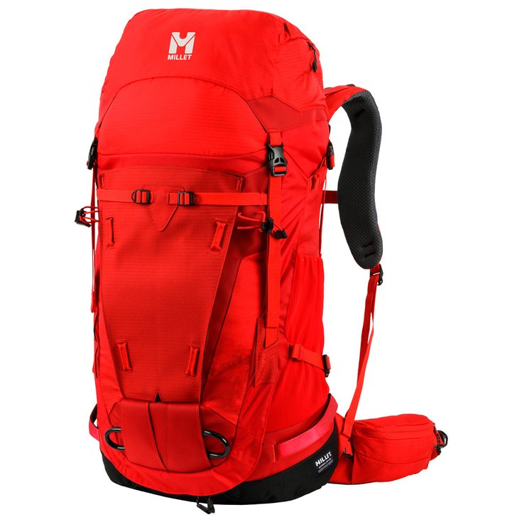 Millet Rucksack Peuterey 45+10 Red Präsentation