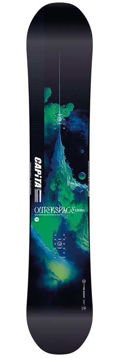 Capita Tabla de snowboard Outerspace Living - 158 Presentación