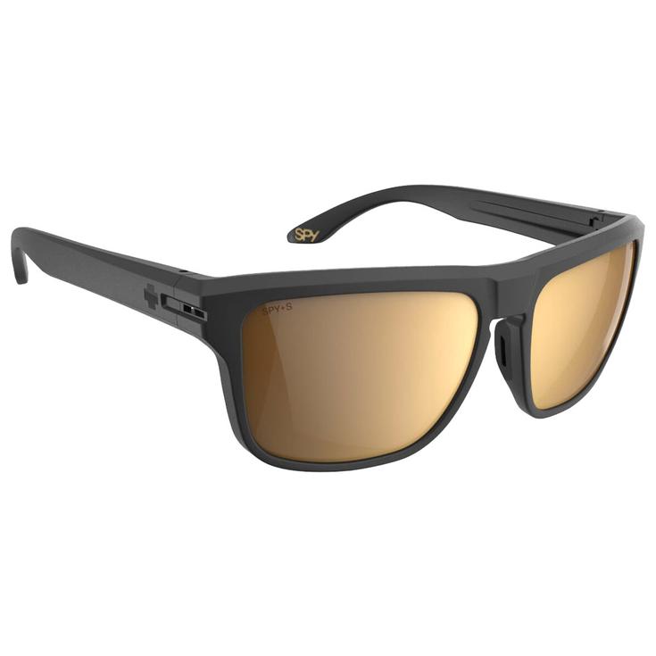 Spy Gafas Region Matte Black Happy Bronze Gold Mirror Presentación