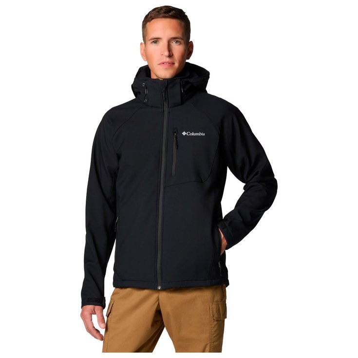 Columbia Chaqueta de trekking Cascade Ridge III Softshell Black Presentación