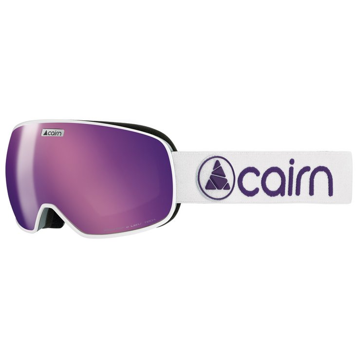 Cairn Masque de Ski Magnetik Mat Silver Purple Spx 3000ium + Spx 1000 Yellow Présentation