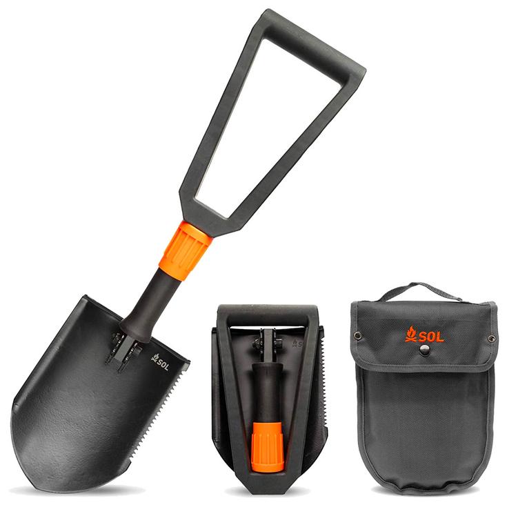 SOL Klappspaten Packable Field Shovel Black Präsentation