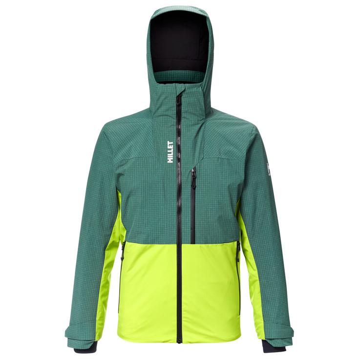 Millet Ski Jacket Grands Montets Peak Jacket M Bottle Macaw Green Overview