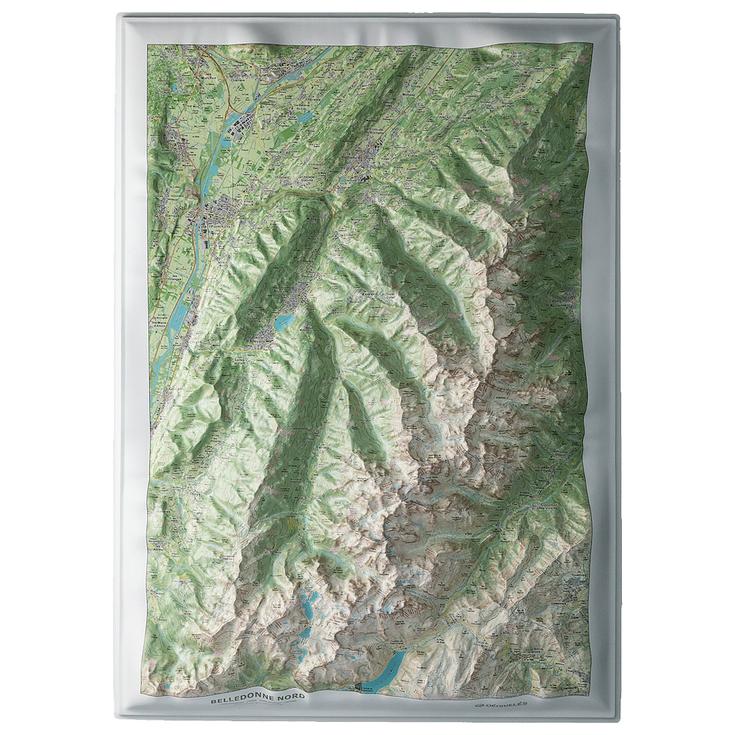 Deniveles Carte 3D Belledonne Nord Presentazione Deniveles Carte 3D Belledonne Nord Presentazione