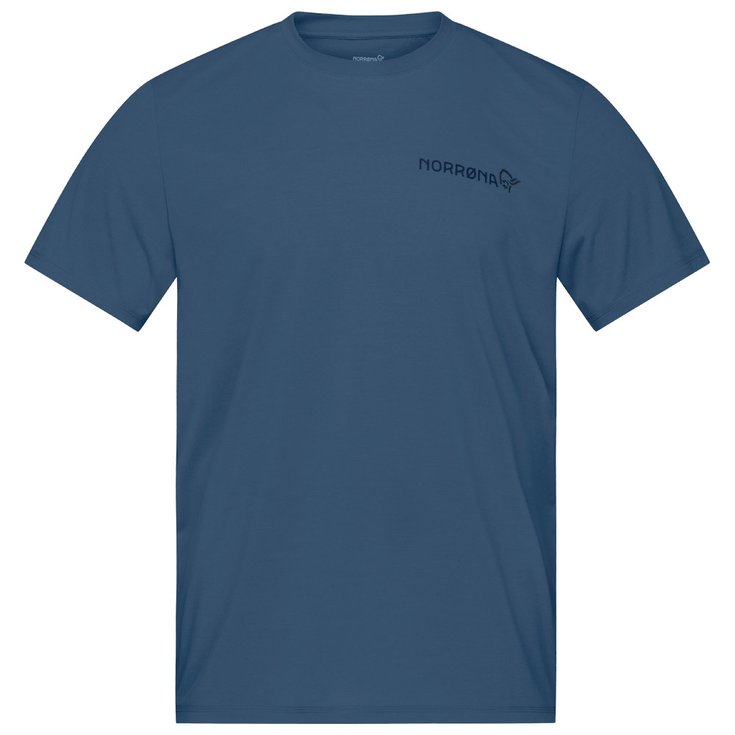 Norrona Camiseta de trekking Femund Tech Vintage Indigo Presentación