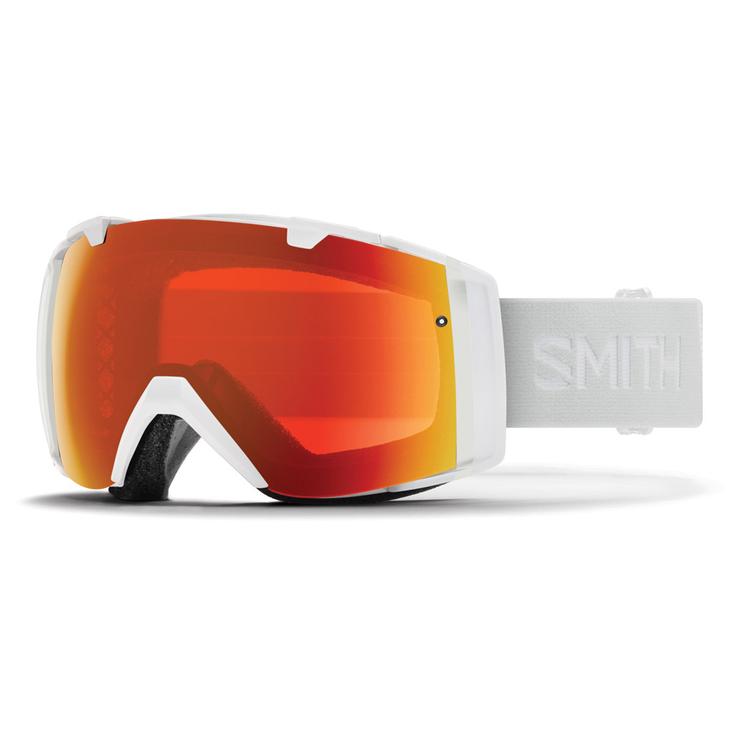 Smith Máscaras I/O White Vapor ChromaPop Everyday Red Mirror + ChromaPop Storm Rose Flash Presentación