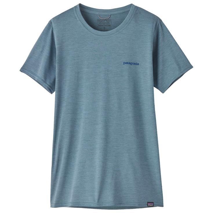 Patagonia Capilene Cool Daily Graphic Shirt Waters Boardshort Logo Light Plume 