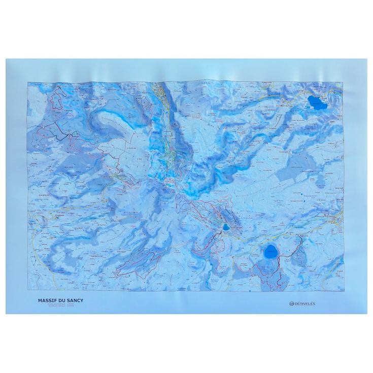 Deniveles Mapa 3D Massif Du Sancy (Été) Presentación