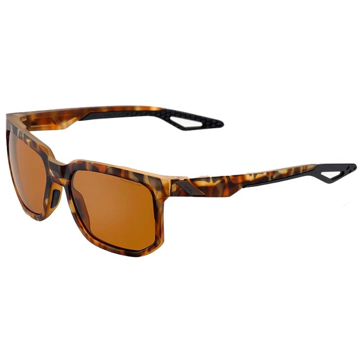 100 % Sunglasses Centric Soft Tact Havana Bronze Peak Polar Lens Overview