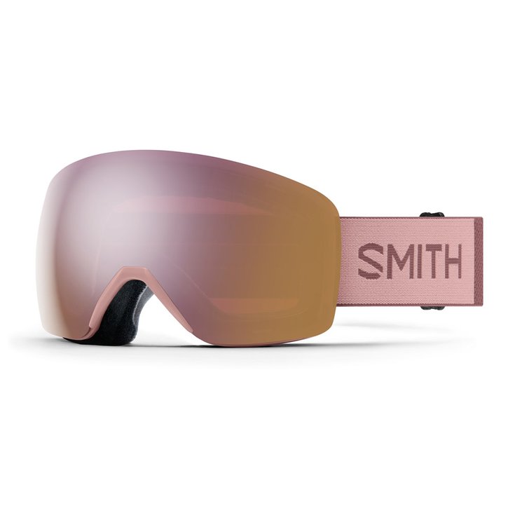 Smith Goggles Skyline Rock Salt Tannin Chromapop Everyday Rose Gold Mirror Overview