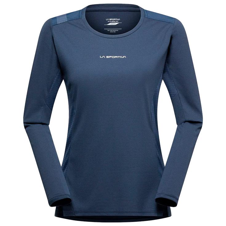 La Sportiva Wandel T-shirt Beyond Longsleeve Night Sky Chalk Voorstelling