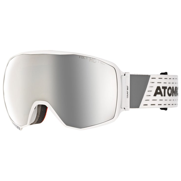 Atomic Masque de Ski Count 360° Hd White Silver Hd Voorstelling
