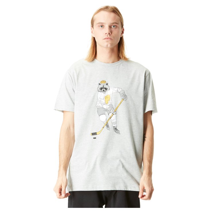 Picture Tee-Shirt Lakin Grey Melange Overview