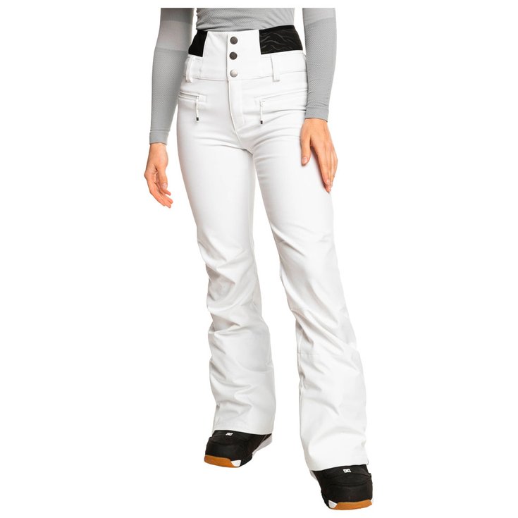 Roxy Rising High Pant Bright White Presentación