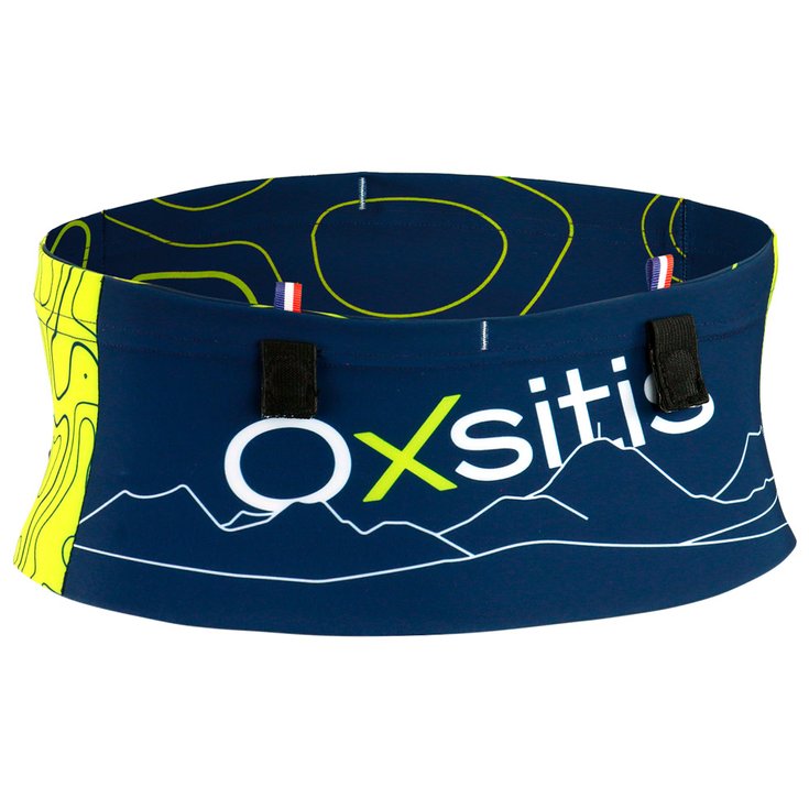 Oxsitis Cintura da corsa Slimbelt Trail 2 Marine Citrus Presentazione