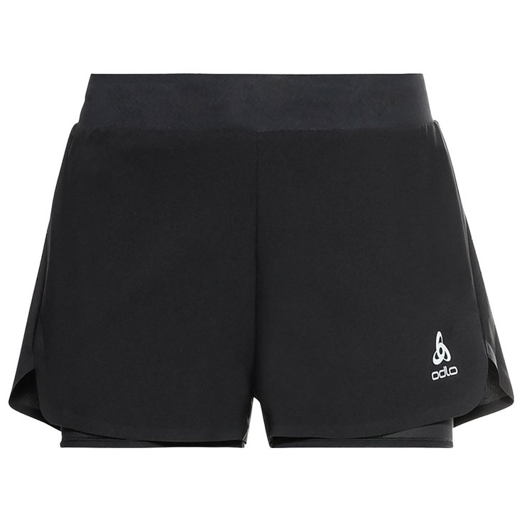 Odlo Trail shorts Zeroweight 3 Inch 2-In-1 Short Wmn Black Overview