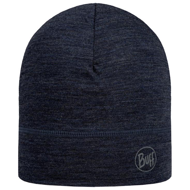 Buff Gorro Merino Lightweight Beanie Solid Night Blue Presentación