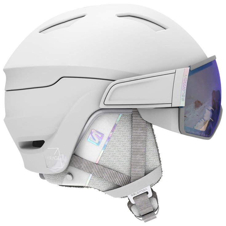 Salomon Visor helmet Mirage Ca Photo White Overview