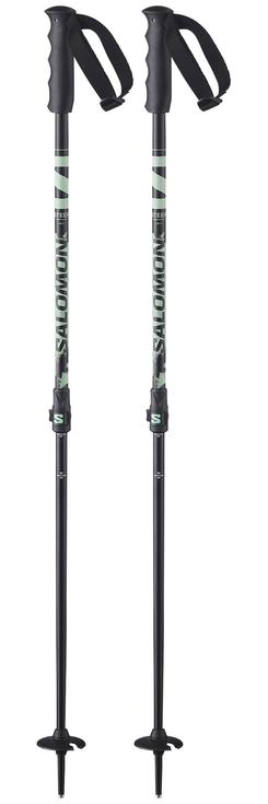 Salomon Skistöcke Steep Vario Jr Black Green Präsentation
