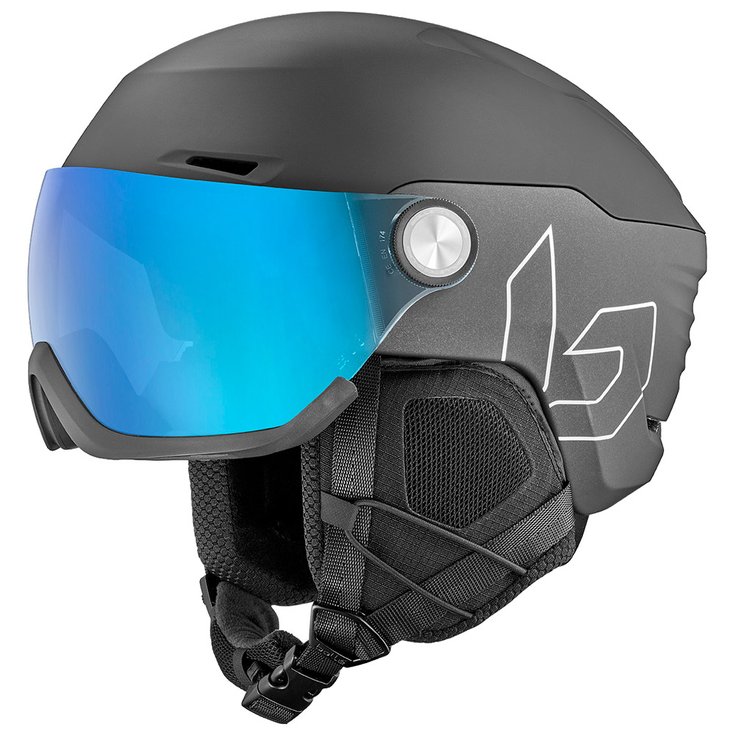 Bolle Visor helmet V-Ryft Pure Black Coal Matte Photochromic Blue Overview