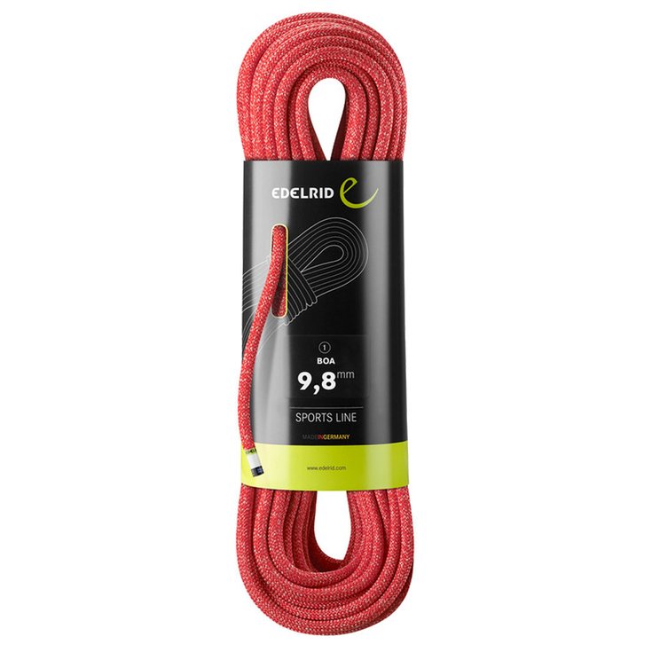Edelrid Rope Boa 9.8mm Red Overview