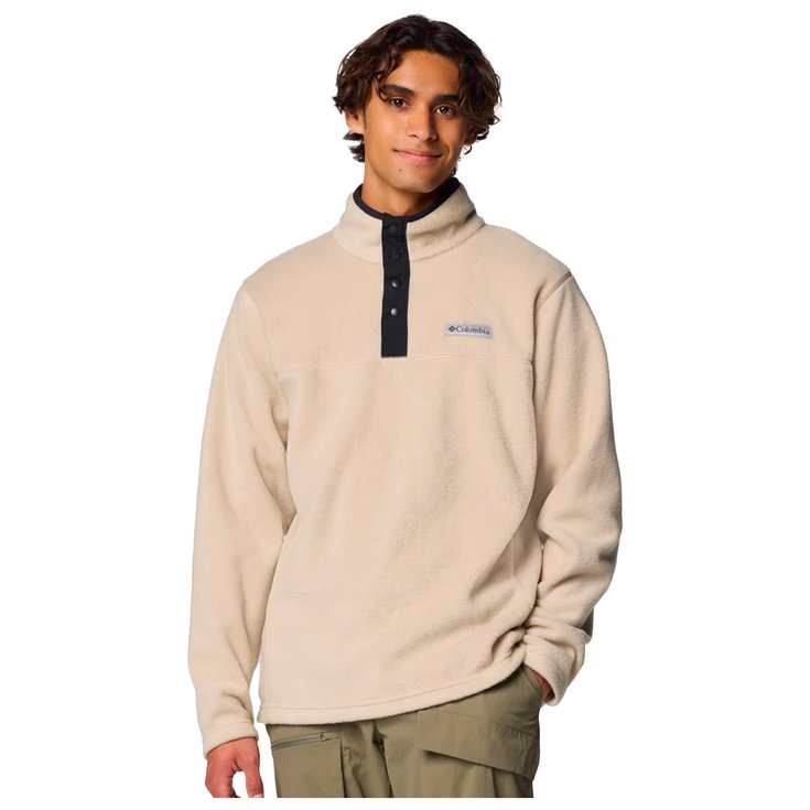 Columbia Fleece Steens Mountain Half Snap II Ancient Fossil Black Overview
