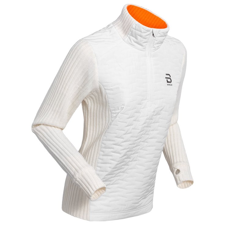 Bjorn Daehlie Pile Half Zip Comfy 2.0 Wmn Snow White Presentazione