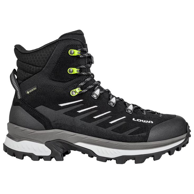 Lowa Chaussures de Trek et montagne Randir Gore-Tex Mid Black Grey Présentation