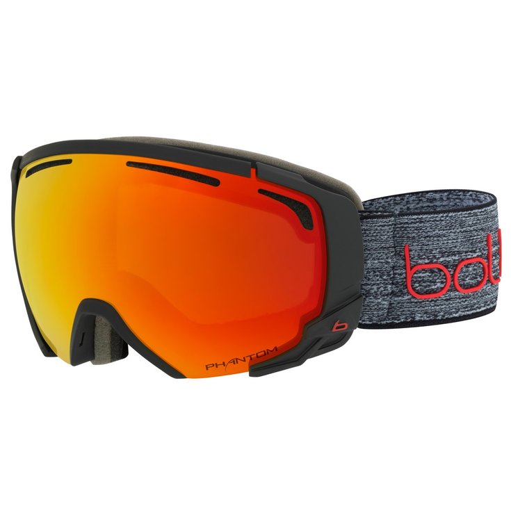 Bolle Goggles Supreme Otg Matte Dark Grey Red Phantom Fire Red Overview